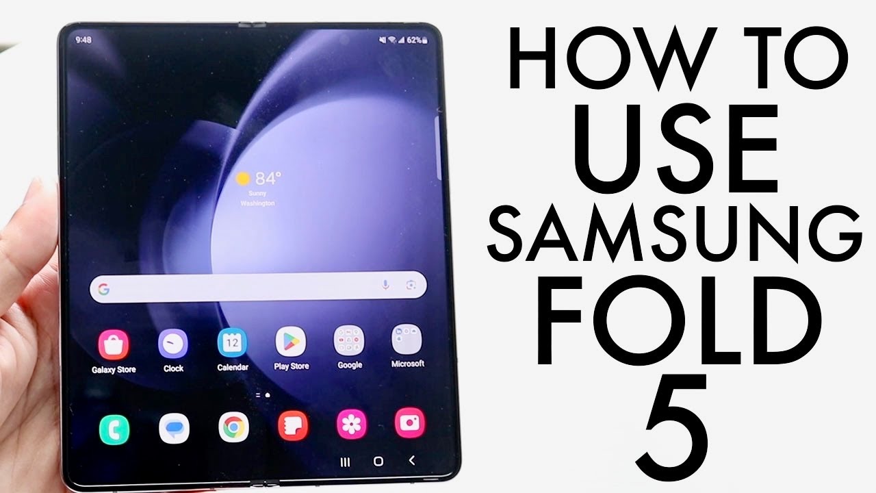 How To Use Samsung Galaxy Fold 5! (Complete Beginners Guide)