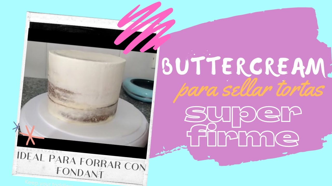 Cobertura de chocolate para sellar tortas a prueba de errores, buttercream de chocolate blanco.