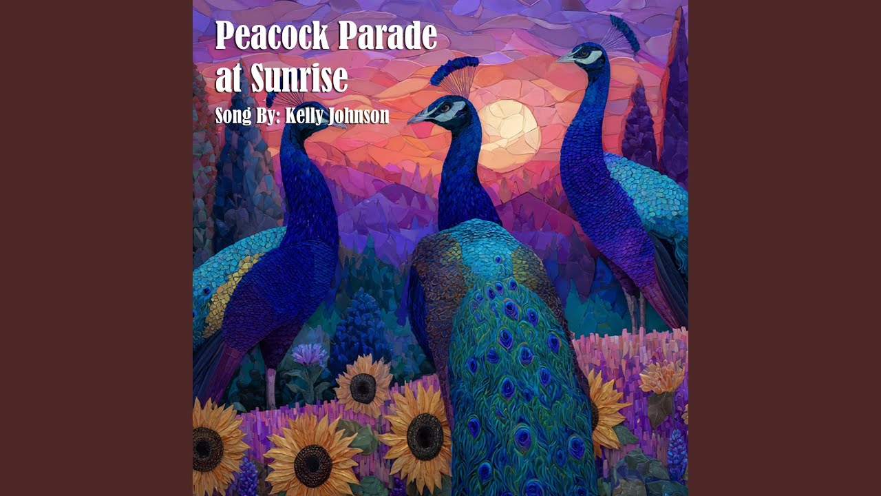 Peacock Parade at Sunrise