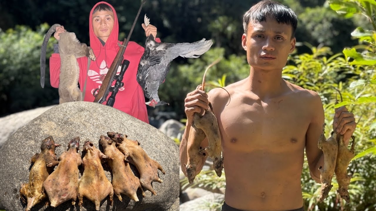 The Day and His Friends Lifestyle in Kaw Thoo Lei ( Hunting)