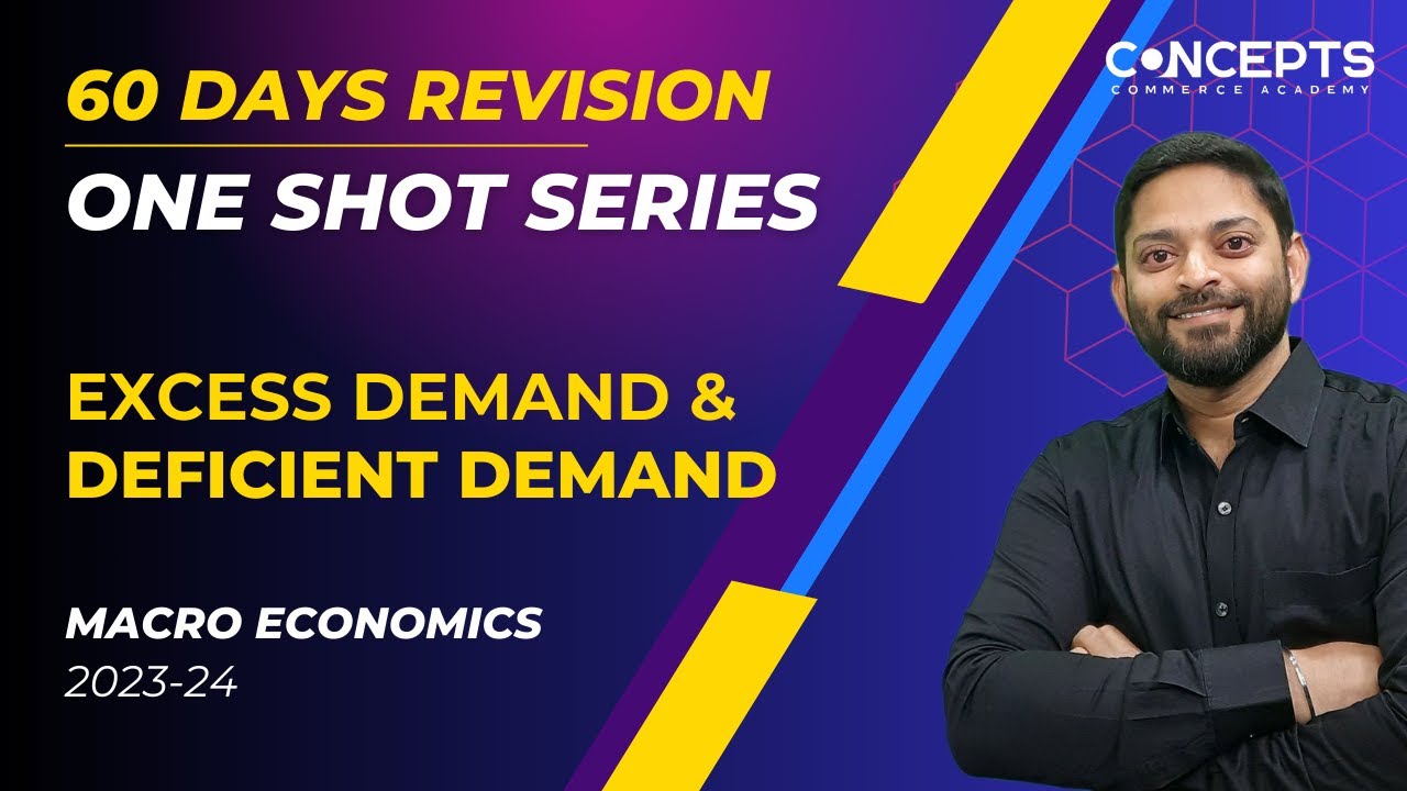 Problem of Excess and Deficient Demand - ONE SHOT Revision | Class 12 Board Exams | Macro Economics