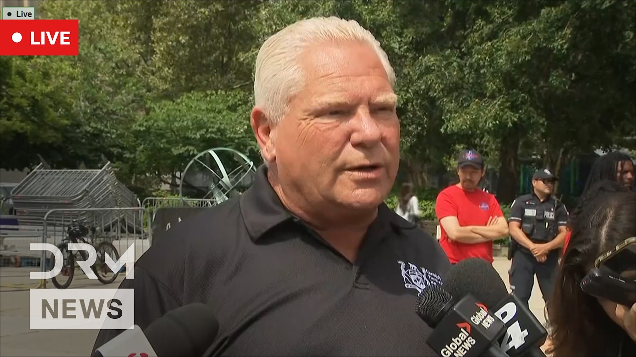 LIVE: Ontario Premier Doug Ford Reacts to U.S.-Canada Trade Talks Collapse | DRM News | AC1G