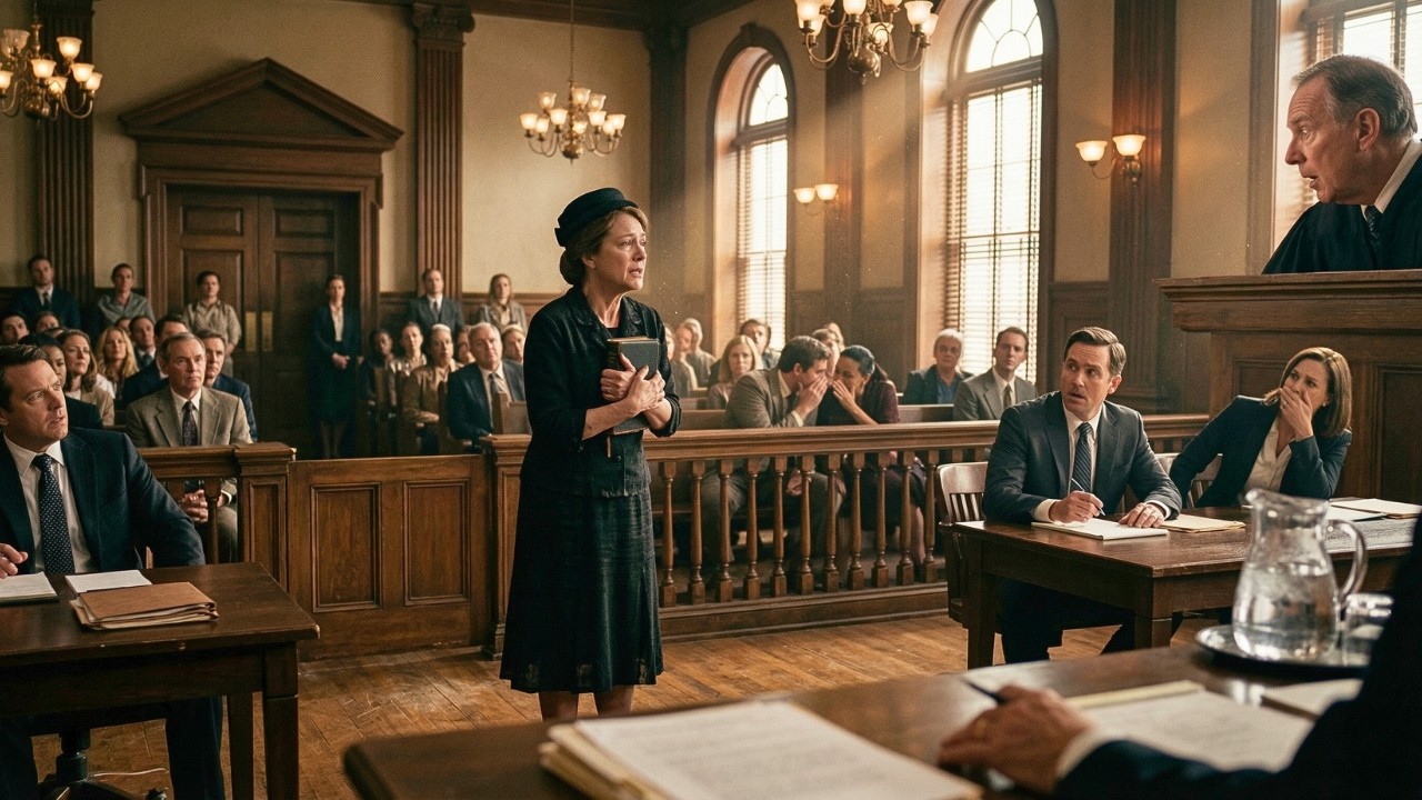 Poor Widow Reveals a Secret — The Entire Courtroom Falls Silent