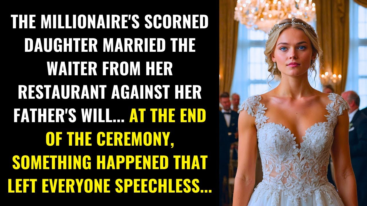 THE MILLIONAIRE'S DESPISED DAUGHTER MARRIED THE WAITER... AND SOMETHING UNEXPECTED HAPPENED...