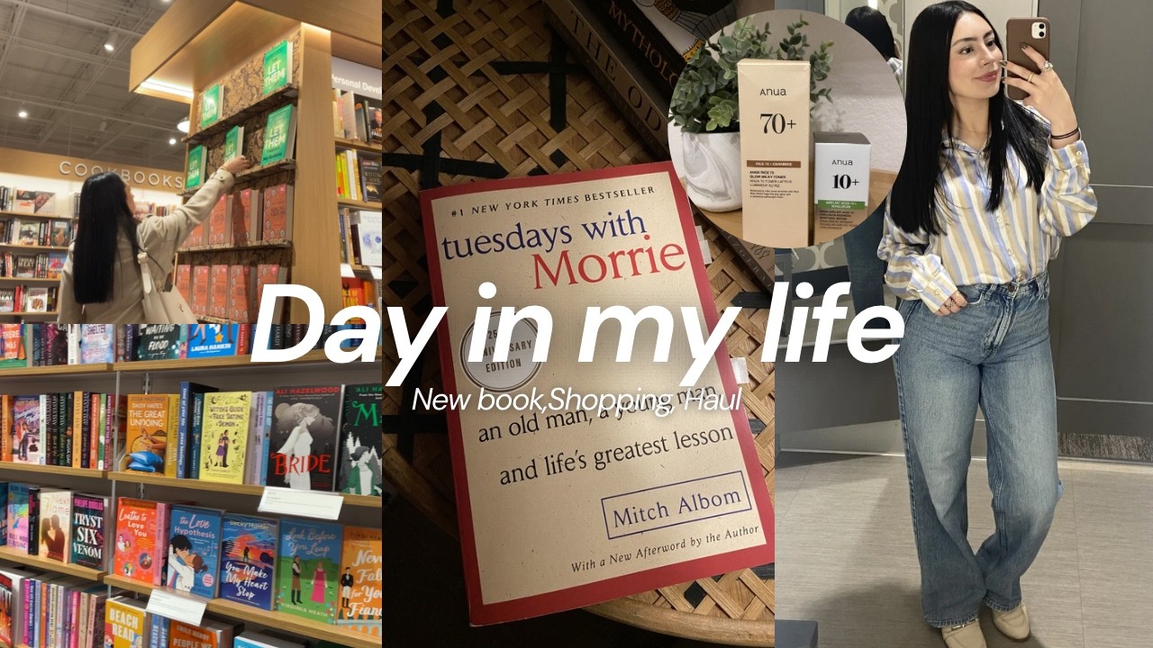 DAY IN MY LIFE 📚🛍️