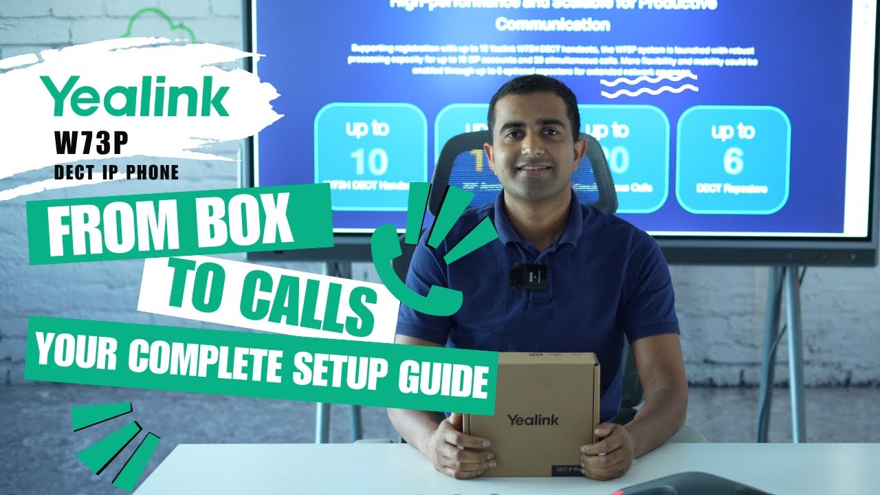 How to configure Yealink W73P | DVCOM Technical Lab