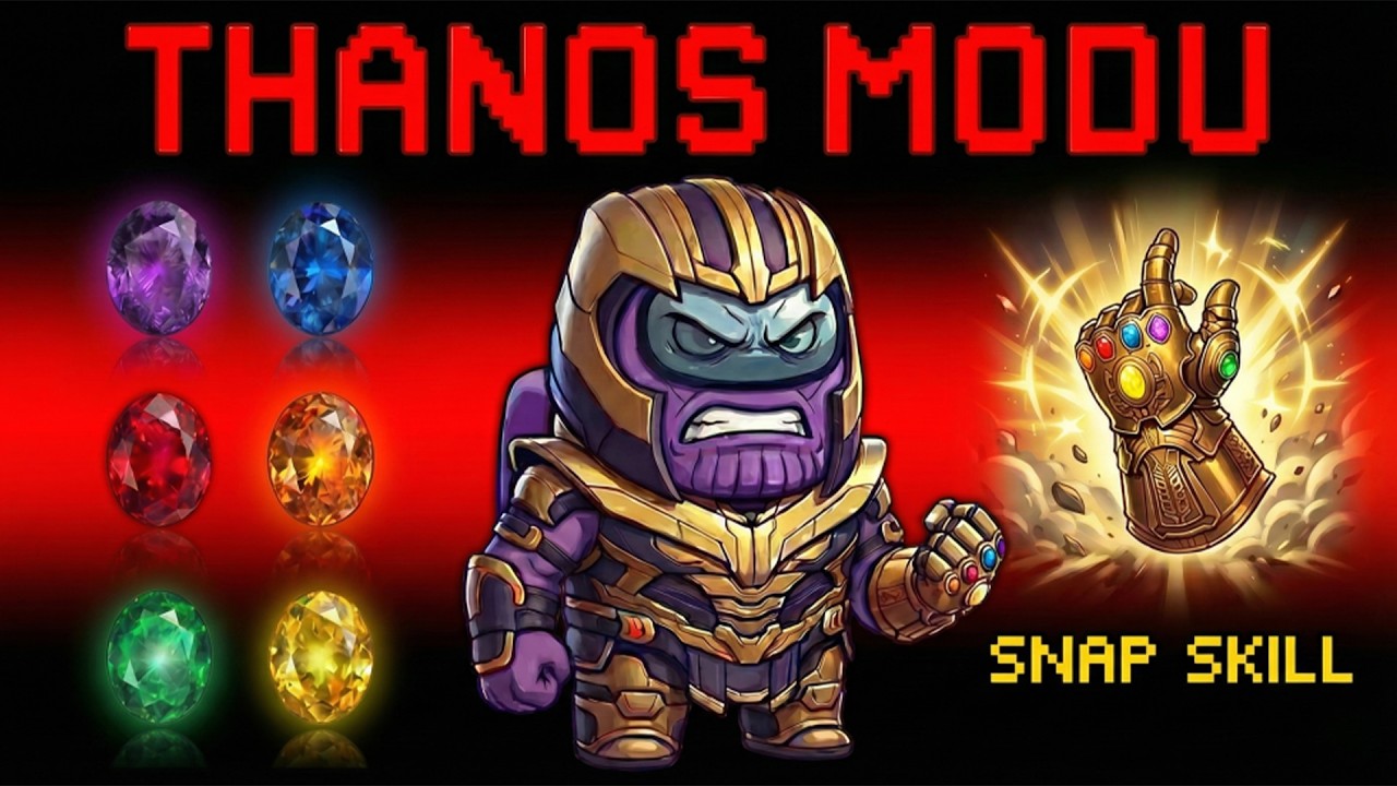 AMONG US'IN EN EFSANE MODU! TAŞLARI TOPLA! PARMAĞI ŞIKLAT! 💥 THANOS MODU OYNANIŞ  | Eksto İlker