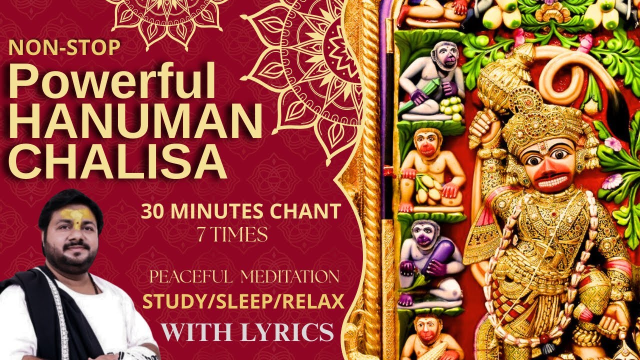 This Hanuman Chalisa will change your Life | 30 Min chant loop | Lofi Slow Reverb | Powerful