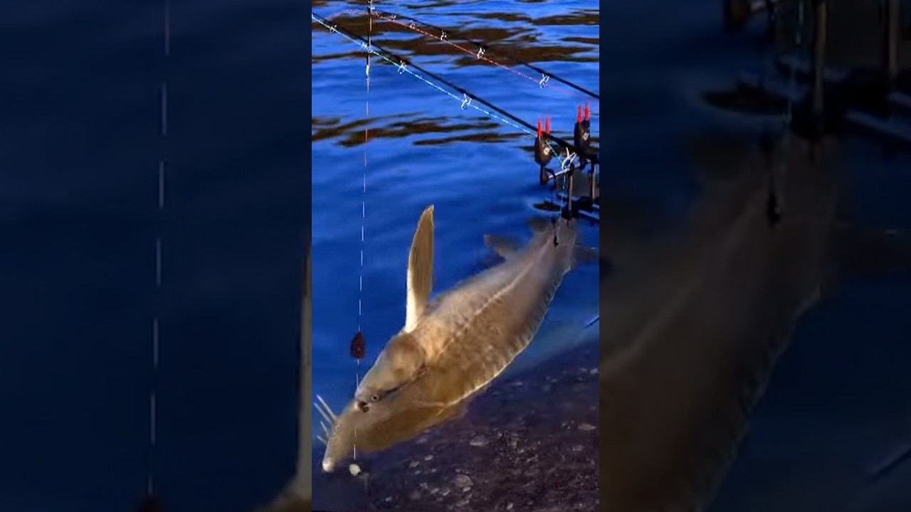 САМЫЙ БЫСТРЫЙ КЛИН ОСЕТРА на ДИКОЙ ТУНГУСКЕ! #fishing #рыбалка #рр4 #рр4фарм
