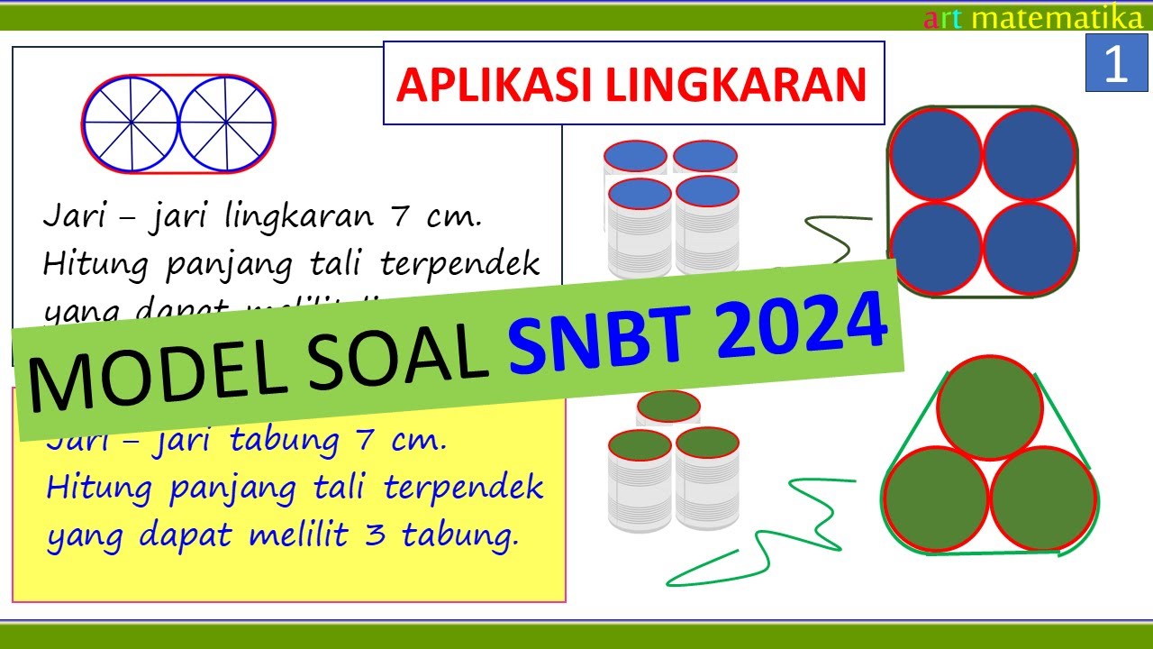 APLIKASI Garis Singgung LINGKARAN |PENALARAN MATEMATIKA|Bidang Datar