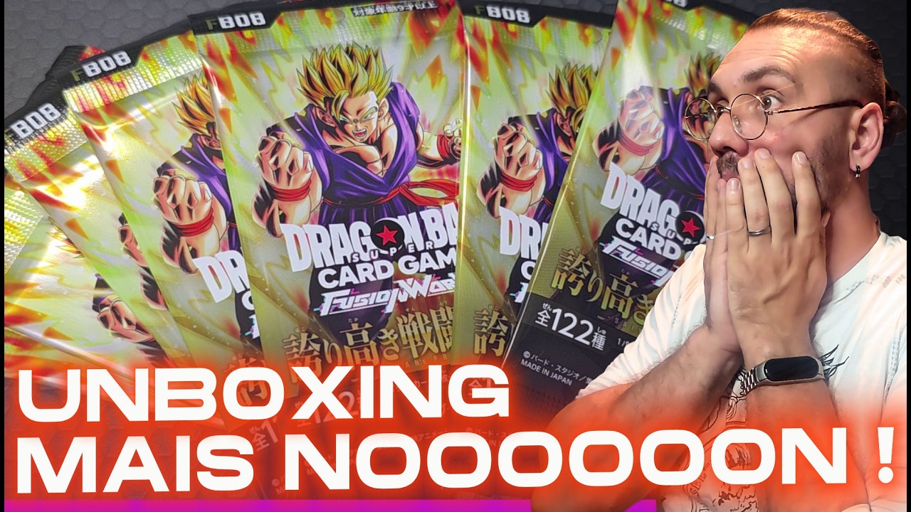Une FOLIE vient DE TOMBER ! - UNBOXING Dragon Ball Fusion World FB08 Déballage