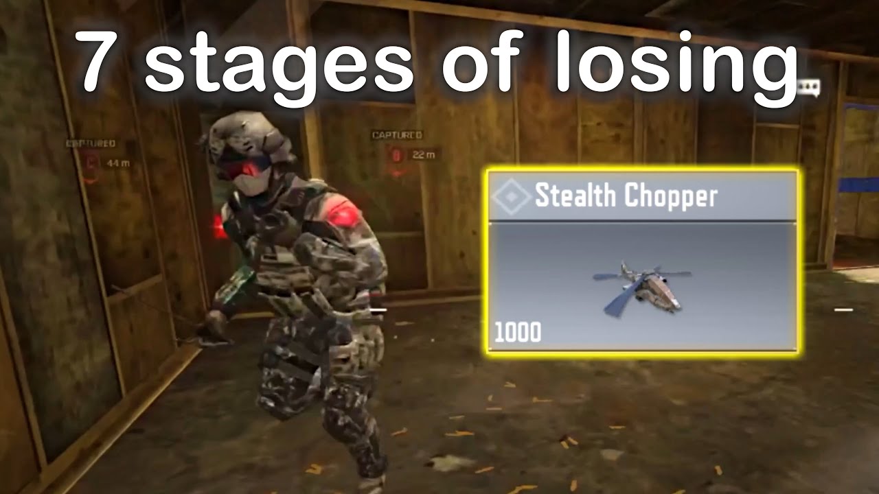 The 7 Stages Of Losing in CODM