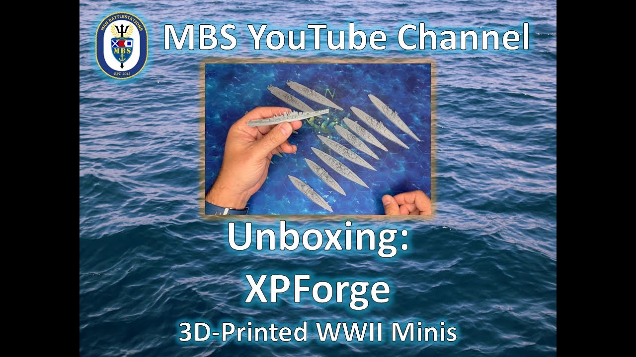 XP Forge 1/1800 Scale WWII Unboxing