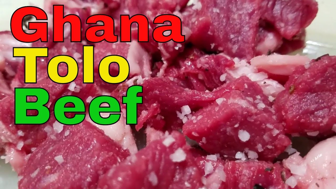 How to Prepare Ghana Tolo Beef | Tooloo Beef