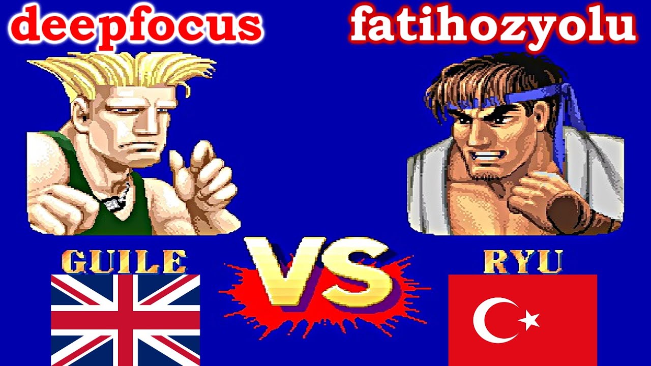Street Fighter II': Champion Edition - deepfocus vs fatihozyolu FT5 [Rematch]