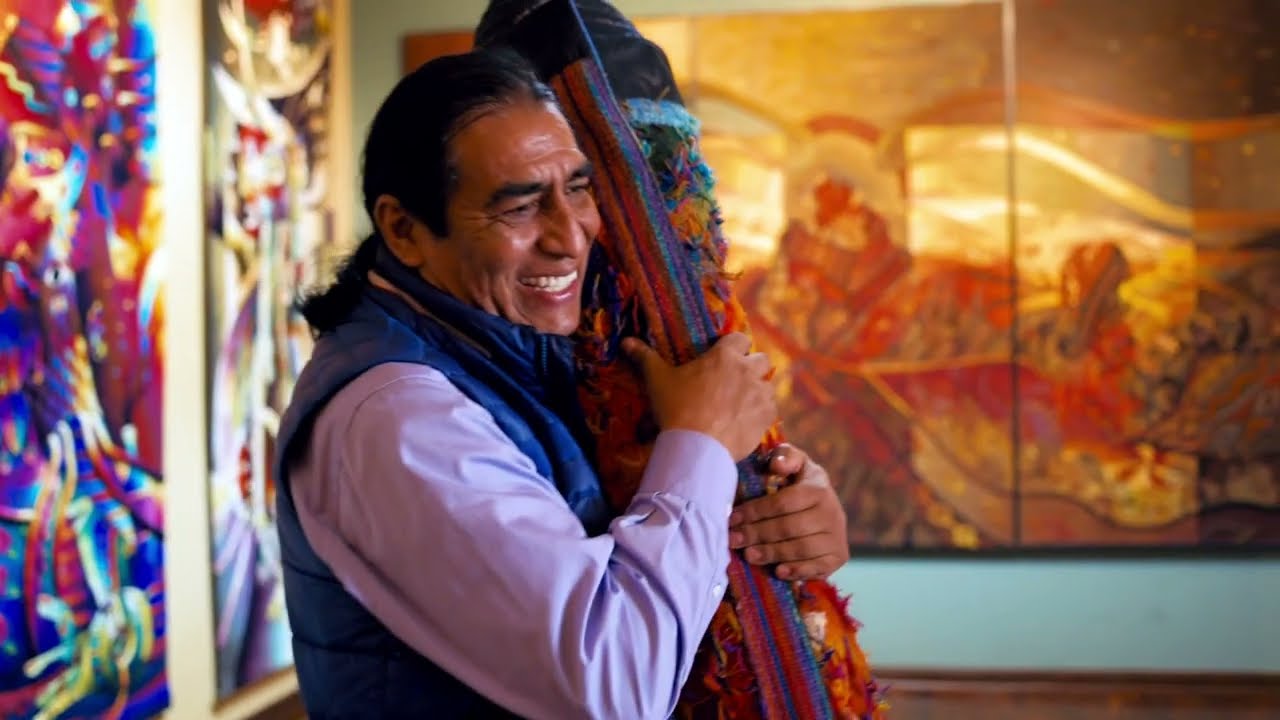 Proceso de creación de un tapiz Máximo Laura