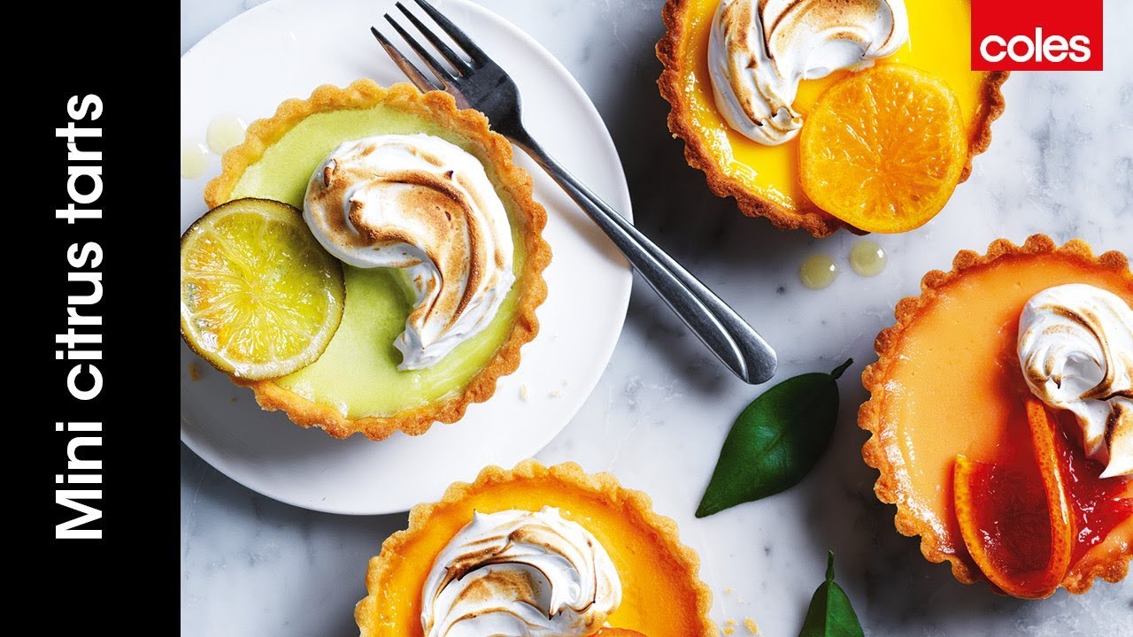 How to make mini citrus tarts