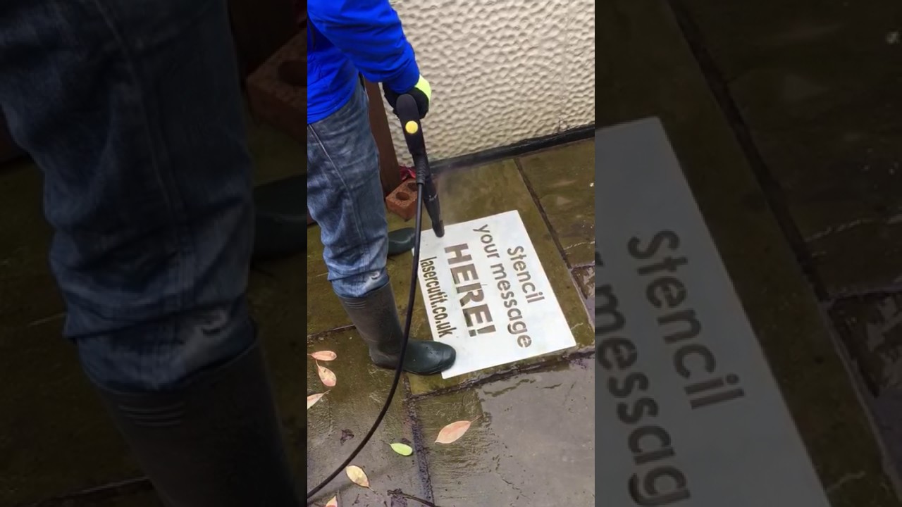 Using clean graffiti stencils - A step by step mini guide