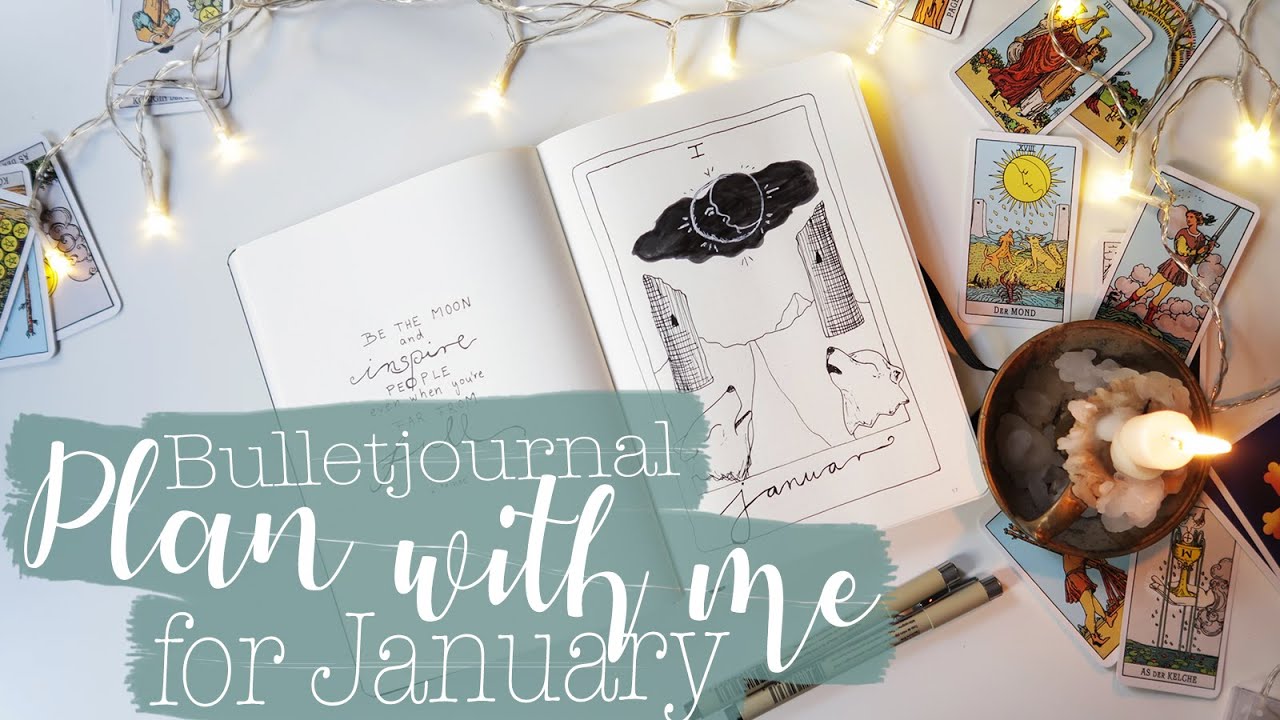 Bullet Journal Plan with me for January 2020