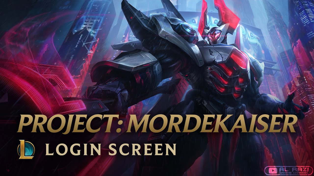 PROJECT: Mordekaiser | Login Screen | 60fps Animated Splash Art - League of Legends