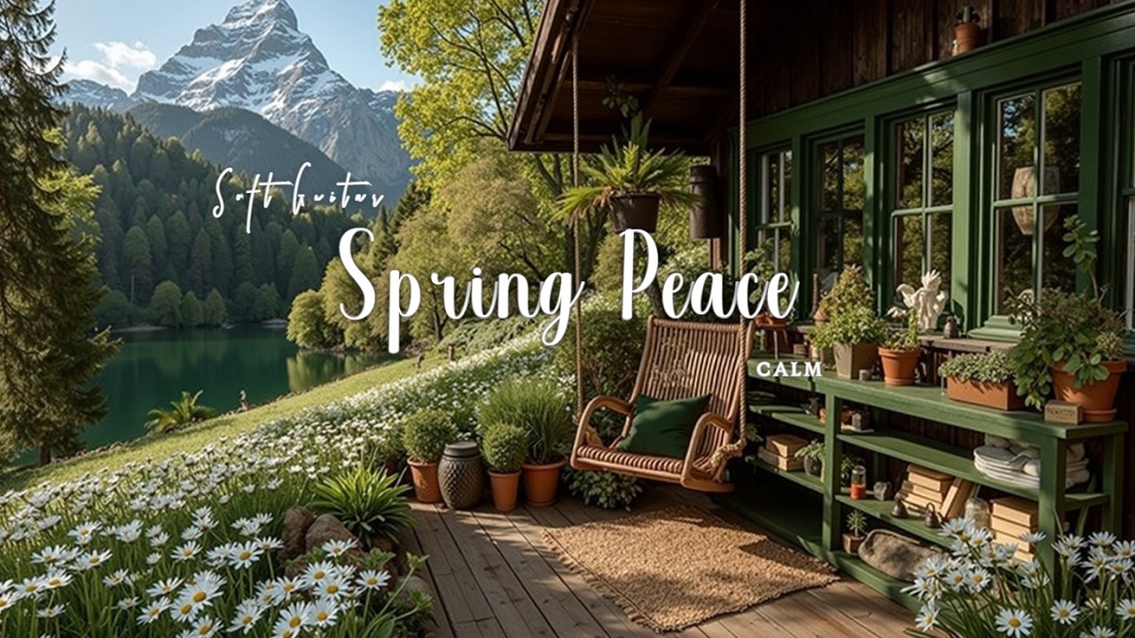 Soft Fingerstyle Guitar Music | Bright Spring Ambience | Inner Peace