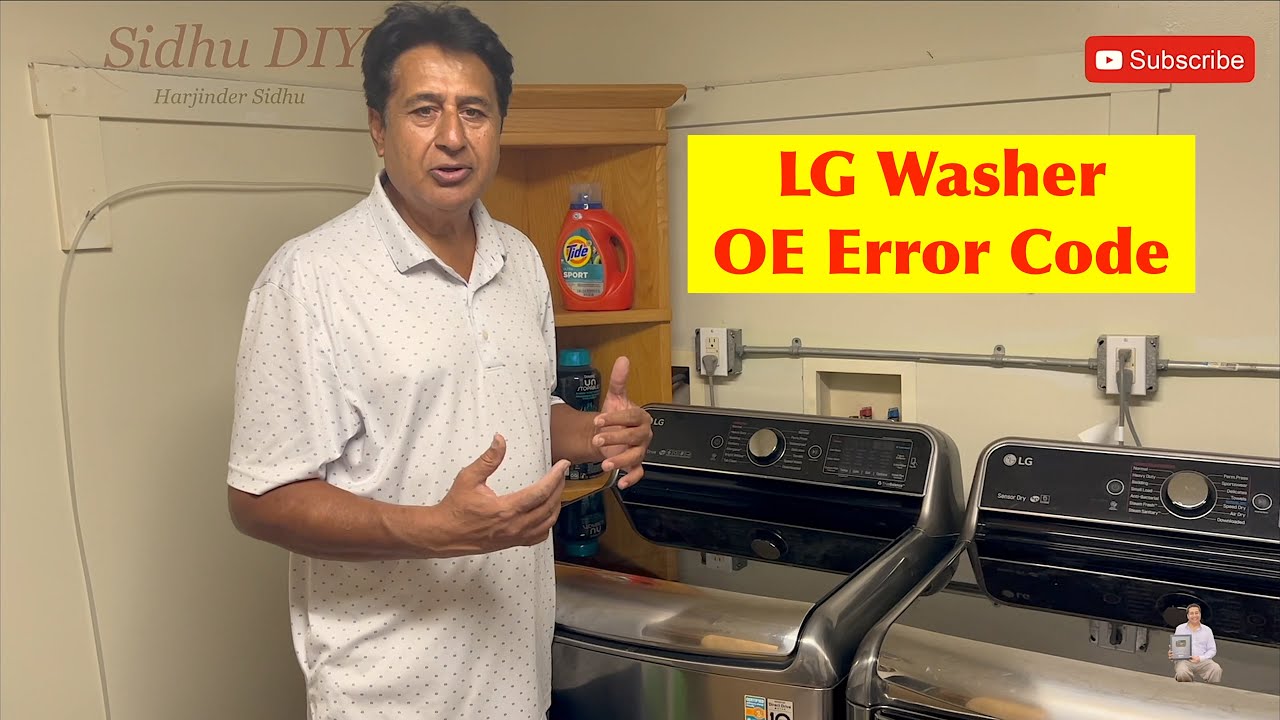 Как исправить ошибку OE на стиральной машине LG | Как исправить ошибку «Отжим и отсутствие слива ...