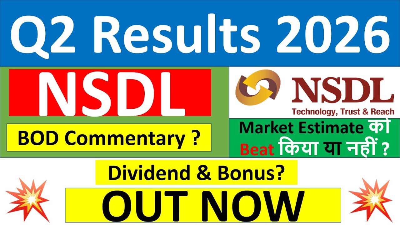 NSDL Q2 results 2026 | NSDL results today | NSDL Share News | NSDL Share latest news today