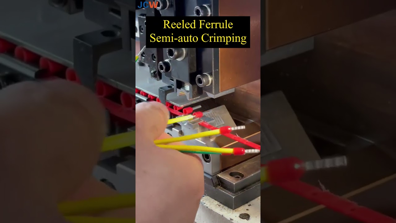 JCWELEC | Reeled Ferrule Semi-auto Crimping Machine