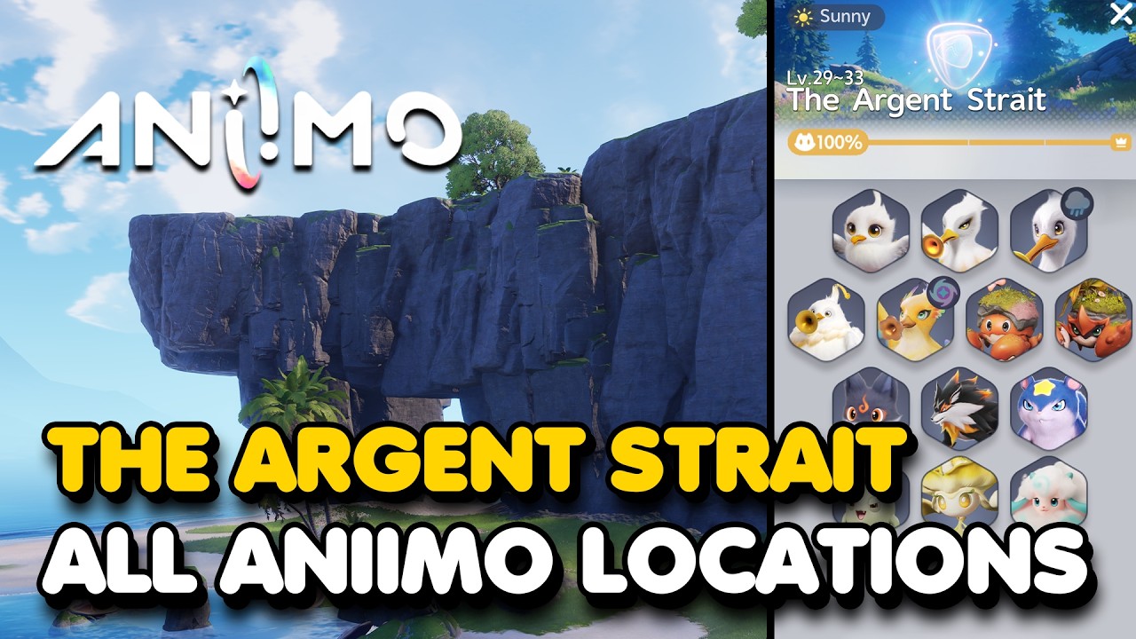 Aniimo - The Argent Strait All 13 Aniimo Locations