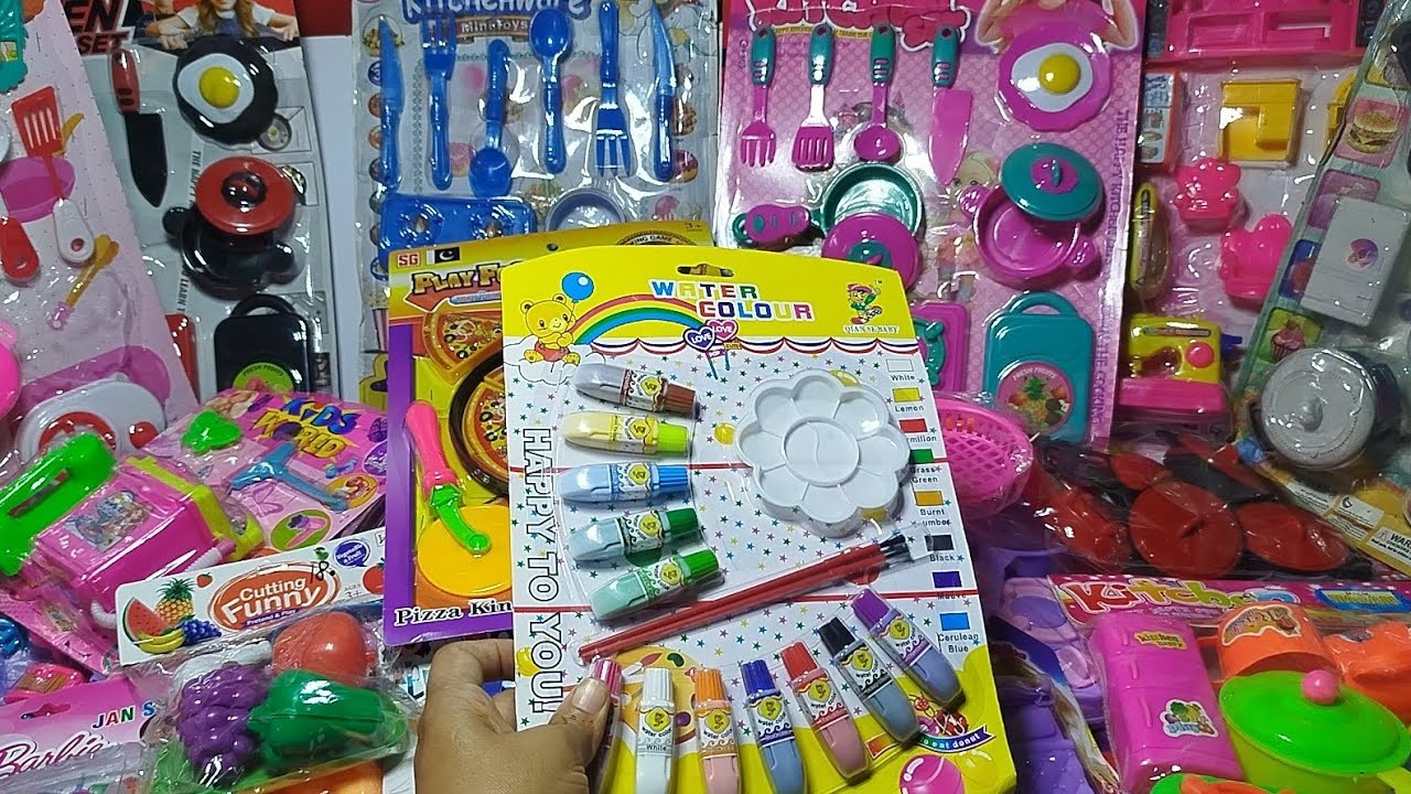 Unboxing Hello kitty Sanrio Kitchen set 4 Minutes Satisfying  ASMR ( no music )