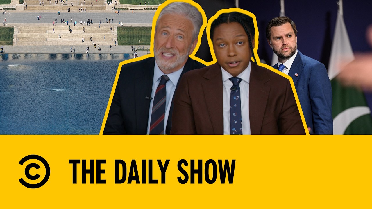 Weekly Roundup: Lincoln Memorial Reflecting Pool Deliberately Cut In Vandalism | The Daily Show