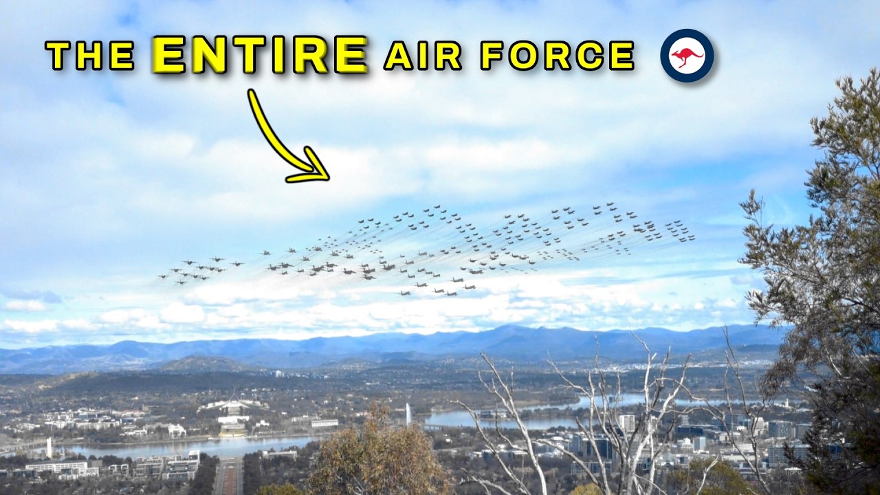 Every RAAF aircraft in one insane formation flypast ✈✈ | CGI (not AI)