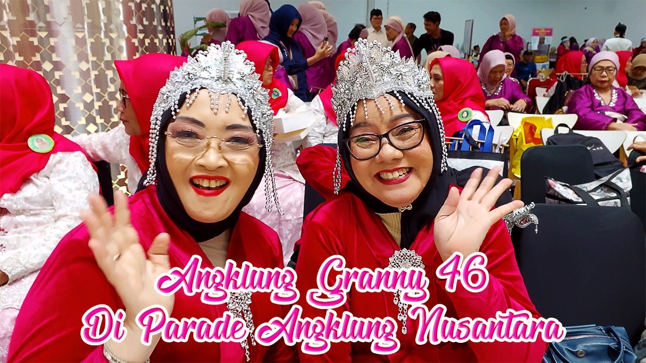 Angklung Granny 46 Di Parade Angklung Nusantara