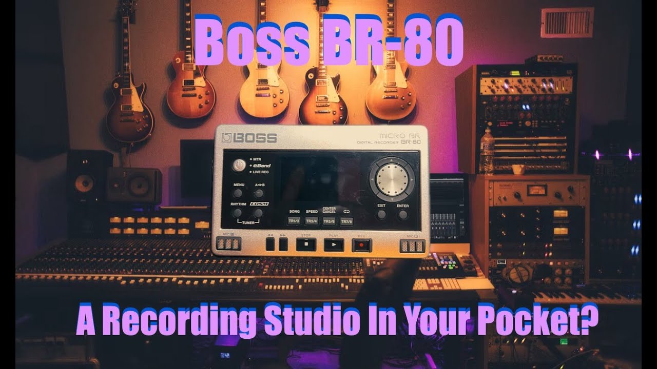 Boss BR 80 A Recording Studio That Fits In Your Pocket??