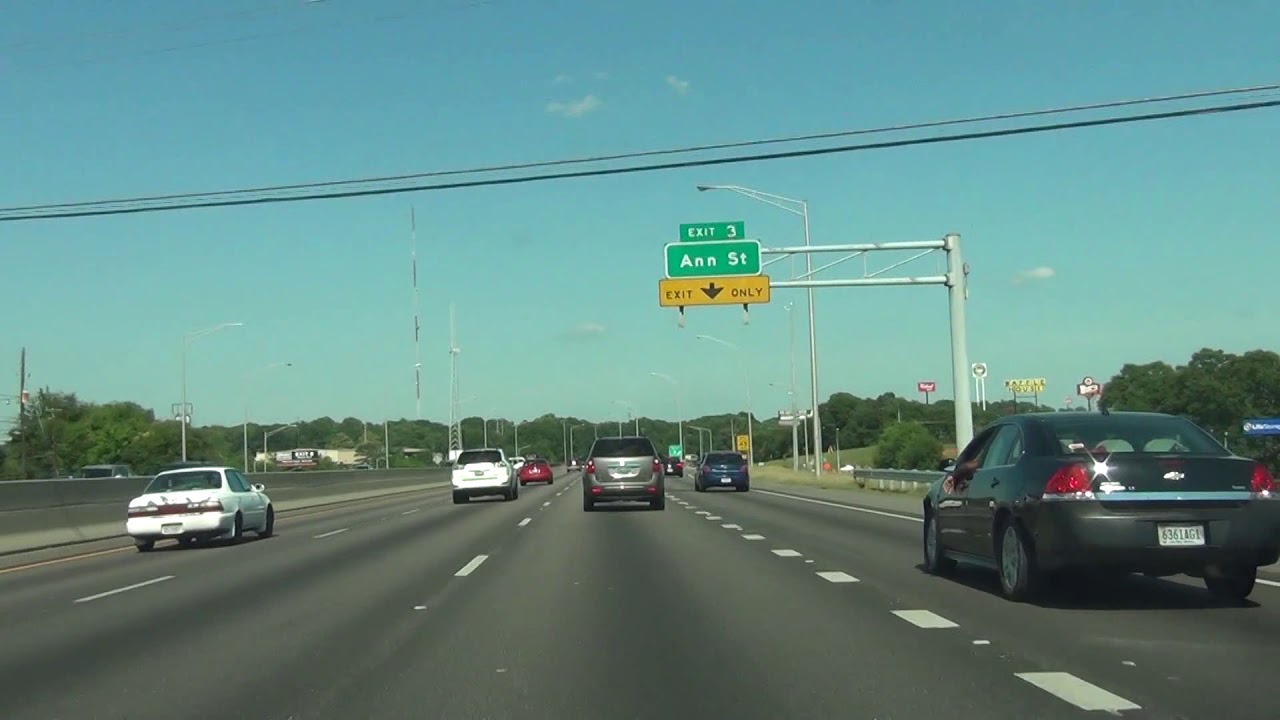 Alabama - Interstate 85 North - Mile Marker 0 to 10