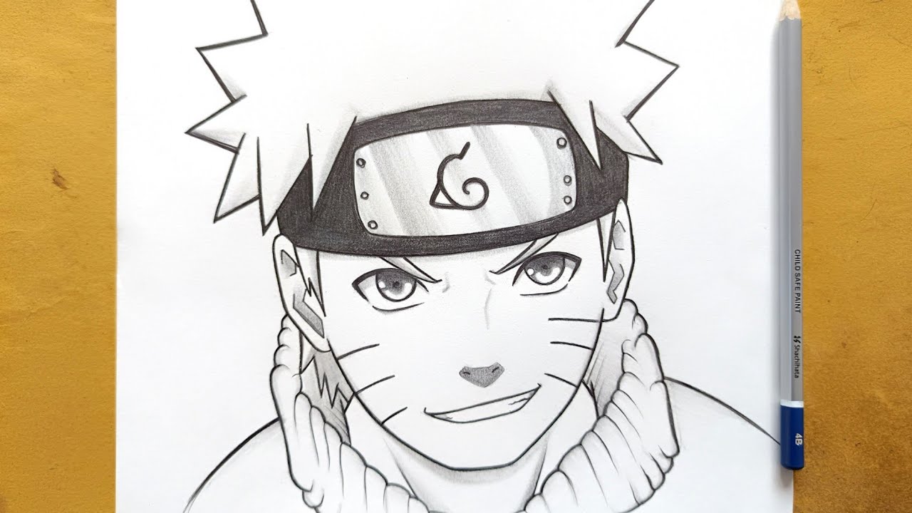 How to draw Naruto step by step for beginners || Anime drawing || Easy drawing for beginners