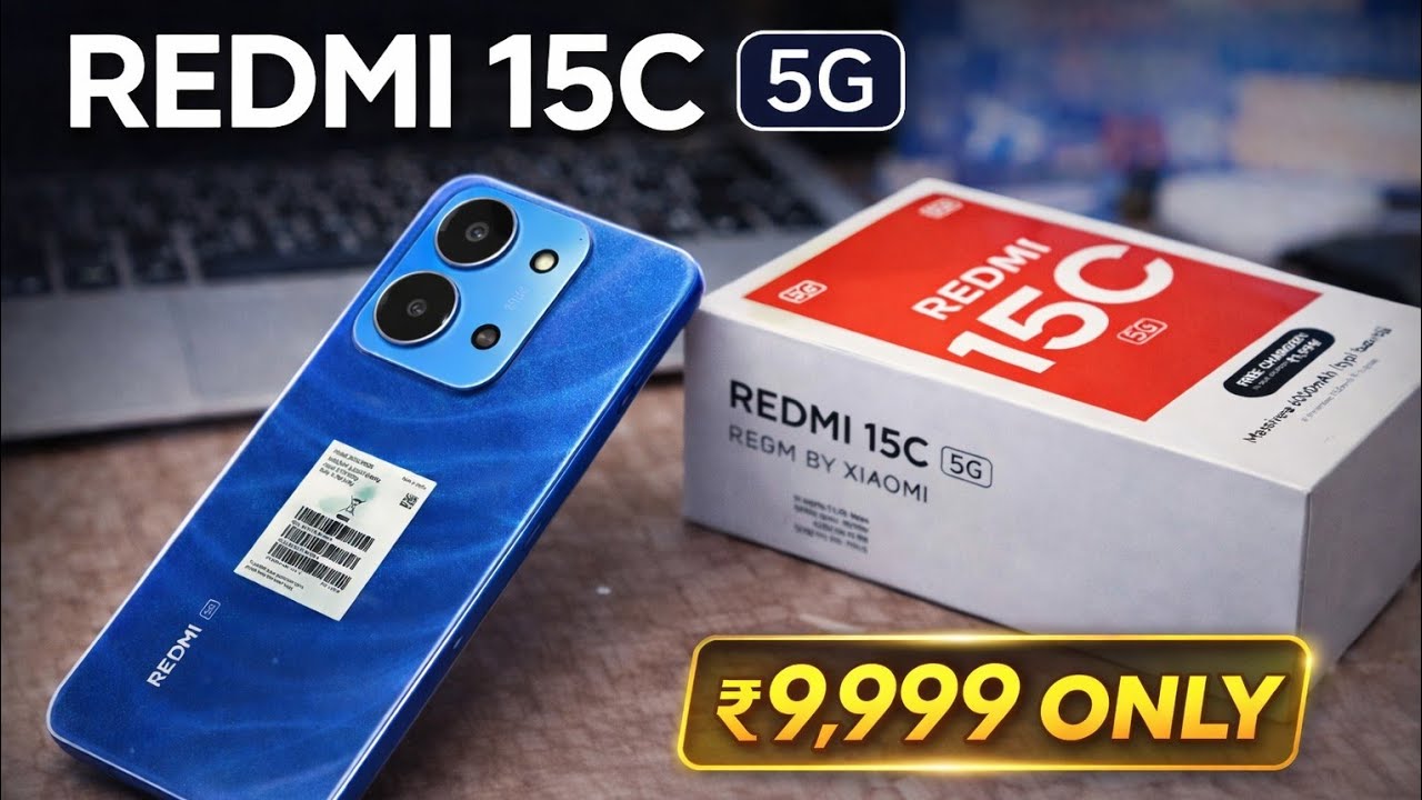 Redmi 15C 5G Unboxing & Full Review | ₹9999 Best 5G Phone? 