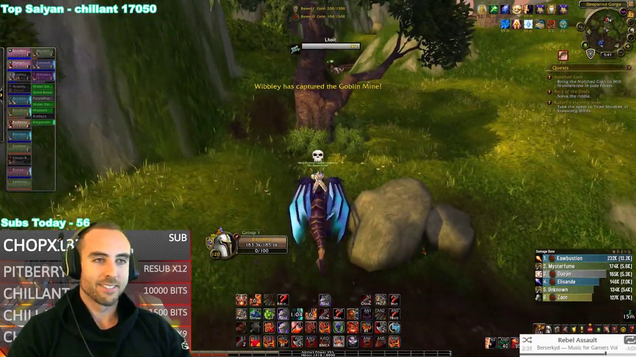 Bajheera - DEATH WISH FURY: 23-0 Deepwind Beatdown - WoW BFA 8.0 Fury Warrior PvP