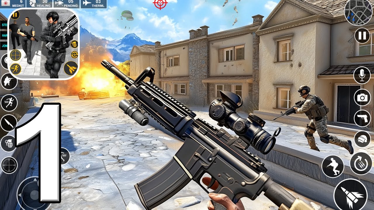 Anti Terrorist Shooting Game Android Gameplay - Part 1
