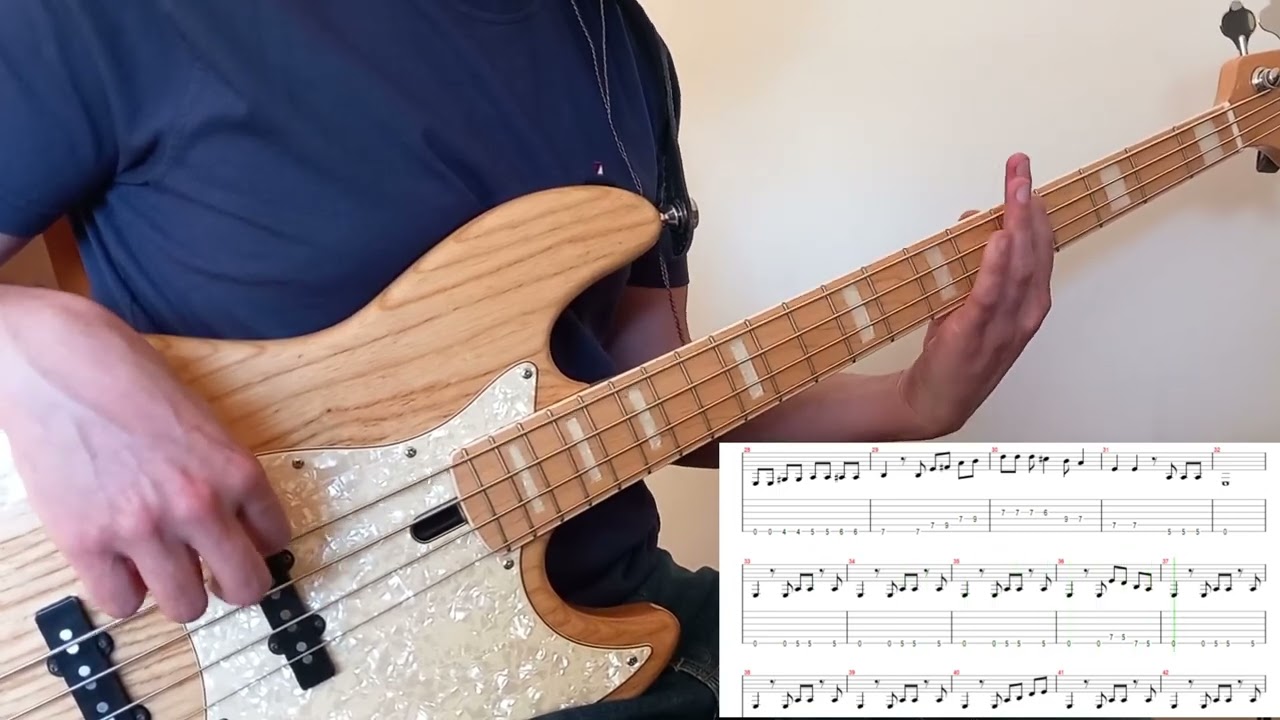 Xutos & Pontap&eacute;s - Fim do M&ecirc;s (bass cover with tabs)