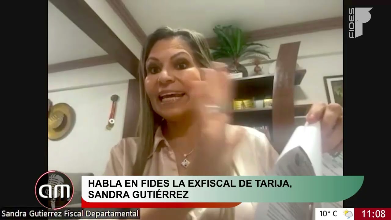 🟢 Sandra Gutiérrez, exfiscal de Tarija |22.10.25|