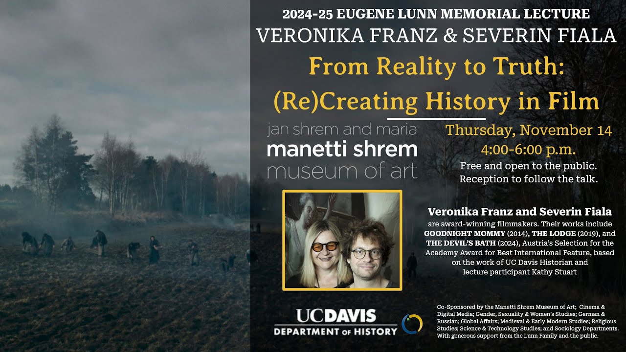 The 2024 Eugene Lunn Memorial Lecture with Veronika Franz and Severin Fiala