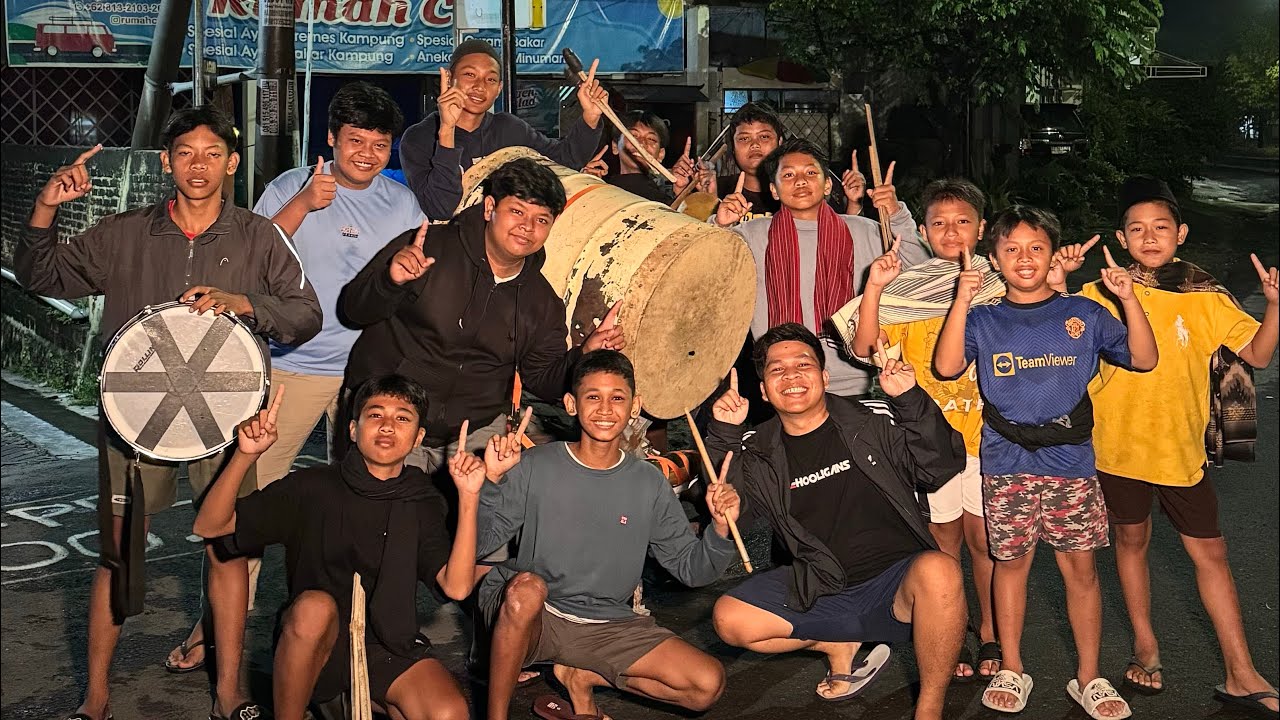 BANGUNIN SAHUR KLOTEKAN KELILING KAMPUNG PAKE BEDUG RAMADHAN 2025!!! SERU SEKALI