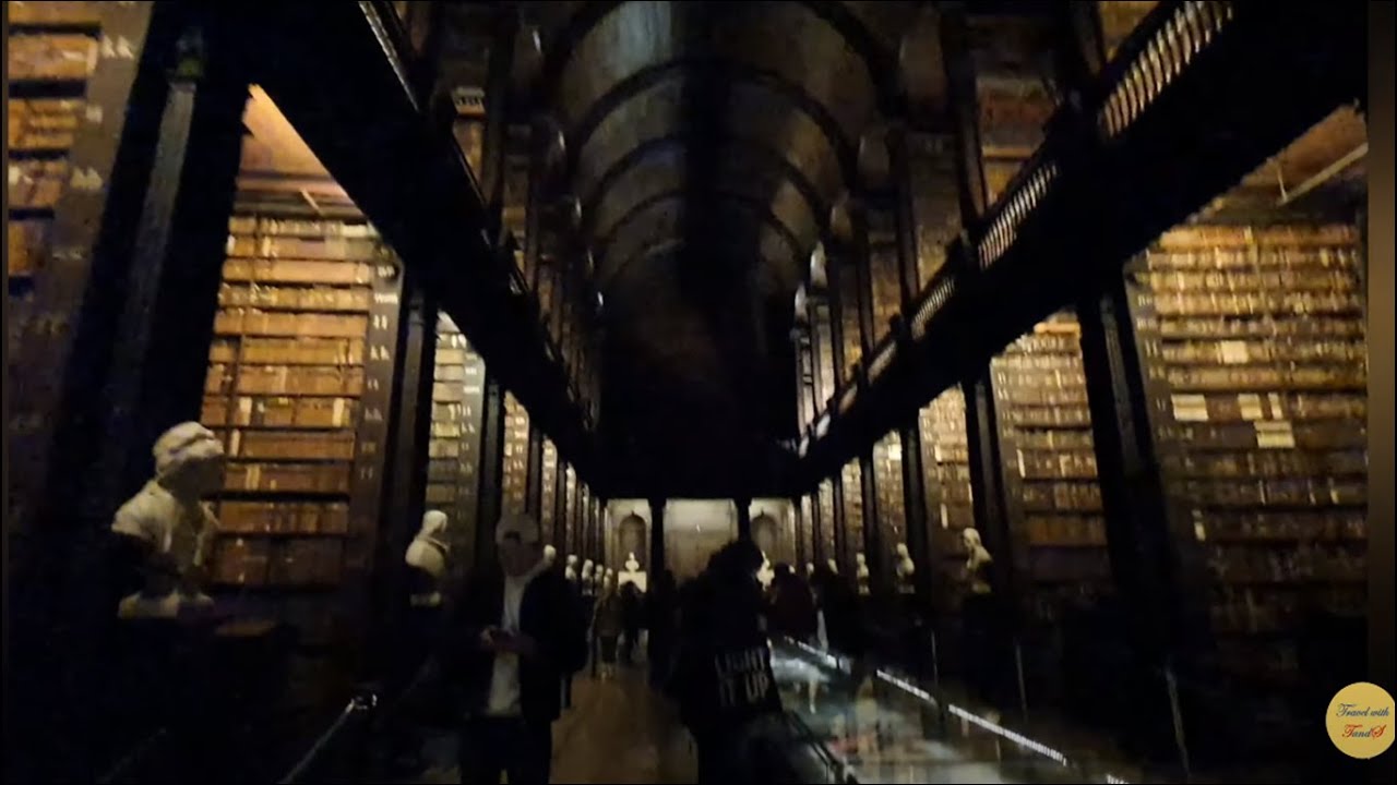Trinity college - The Book of Kells - Dublin , Ireland  🇮🇪 4K video