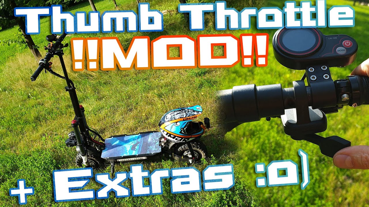 Thumb Throttle For Escoot 🚀 Must Do MOD ‼ Test ride 🛴⚡& New upgrades for Boyueda 🍻🏴‍☠️