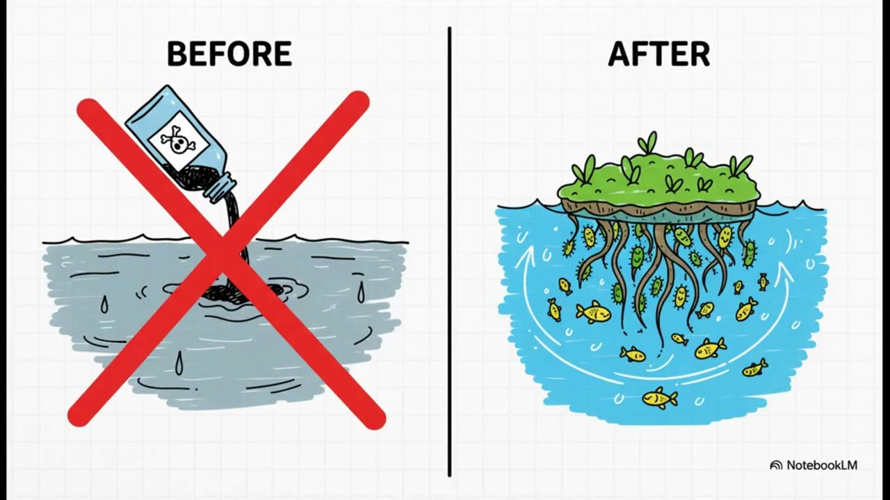 Floating Islands Heal Lakes