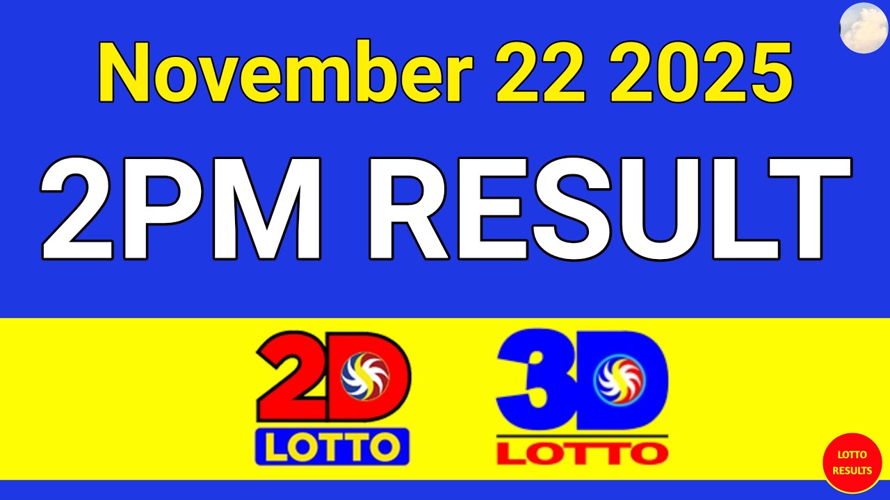 2PM Lotto Result Today November 22, 2025 | Swertres EZ2 #3Dlotto