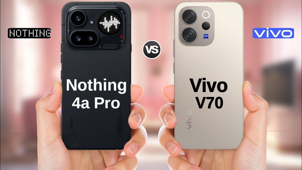 Nothing Phone 4a Pro vs Vivo V70 || Full Comparison 