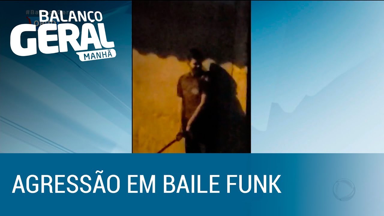 Policial usa barra para agredir jovens na saída de baile funk em SP