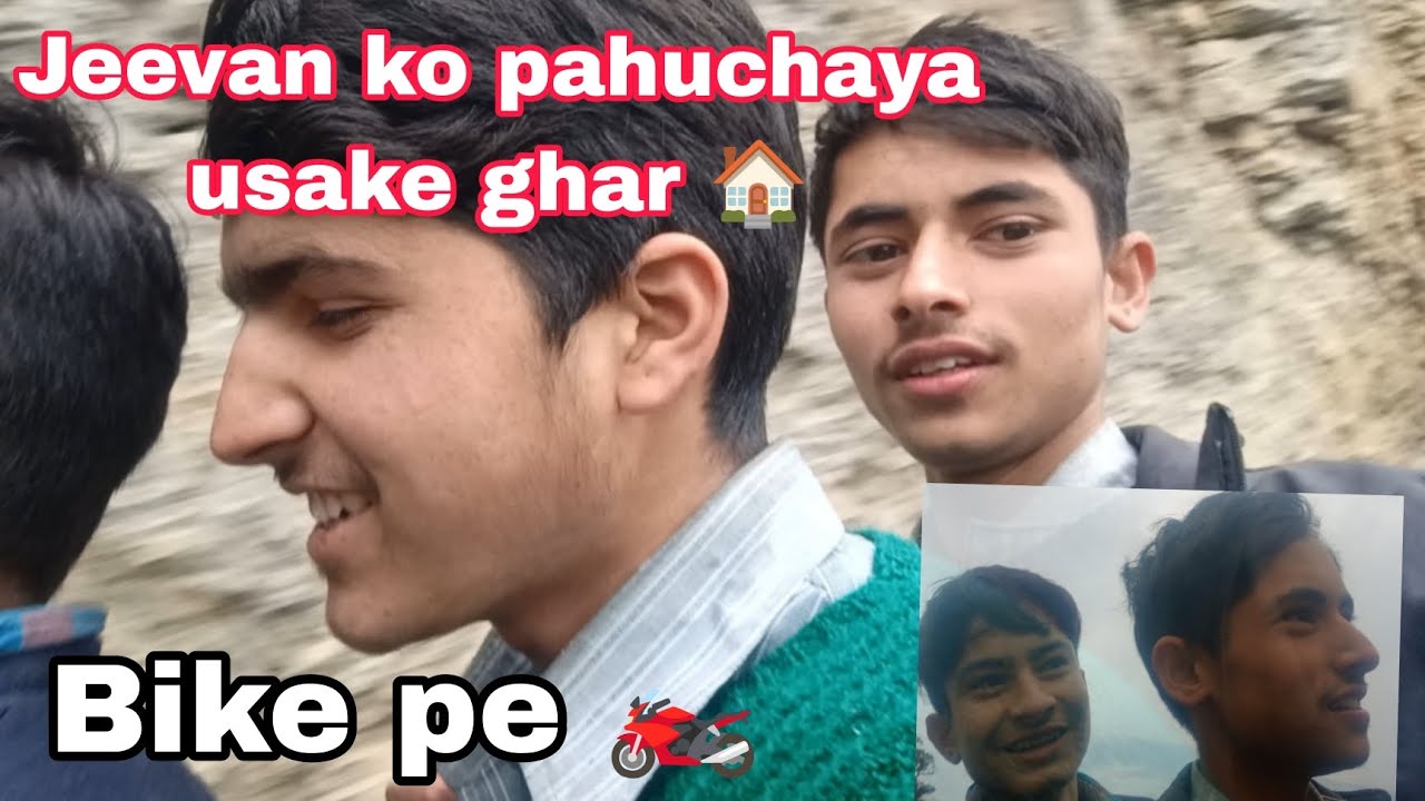 Jeevan ko pahuchaya usake ghar 🏠 Bike pe 